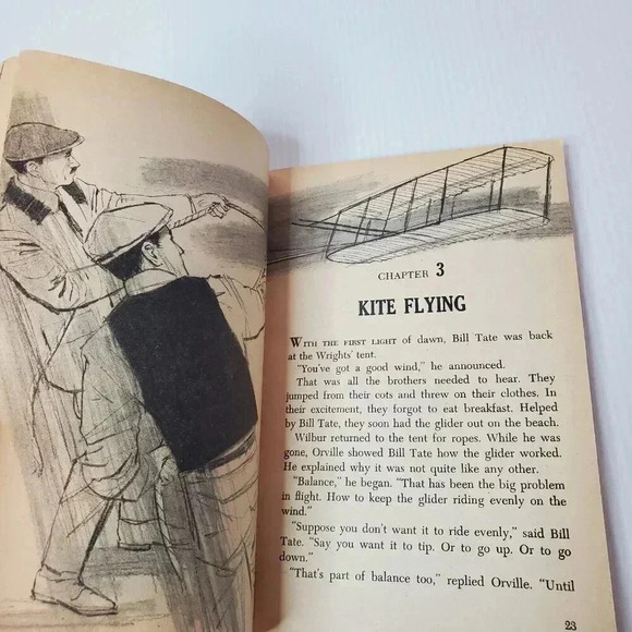 The Wright Brothers At Kitty Hawk By Donald J. Sobol 1961 Scholastic PB - Picture 5 of 16